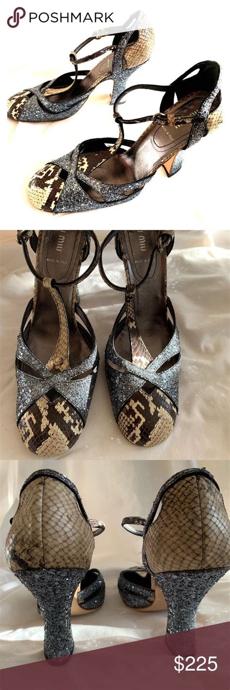 miu miu sparkle shoes|miu mi u shoes.